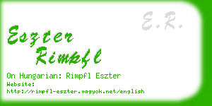 eszter rimpfl business card